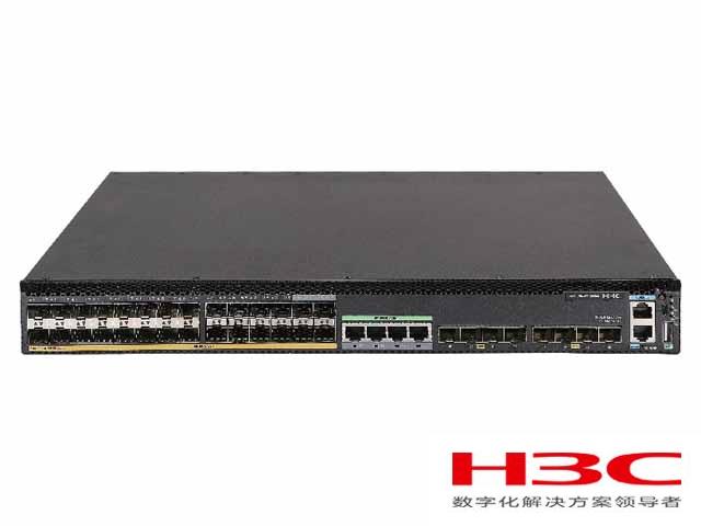 华三LS-5590-28S8XC-HI交换机 (H3C S5590-28S8XC-HI L3以太网交换机主机,支持28个100/1000Base-X SFP端口(含4个GE Combo口),8个1G/10GBase-X SFP Plus端口,支持2个Slot)
